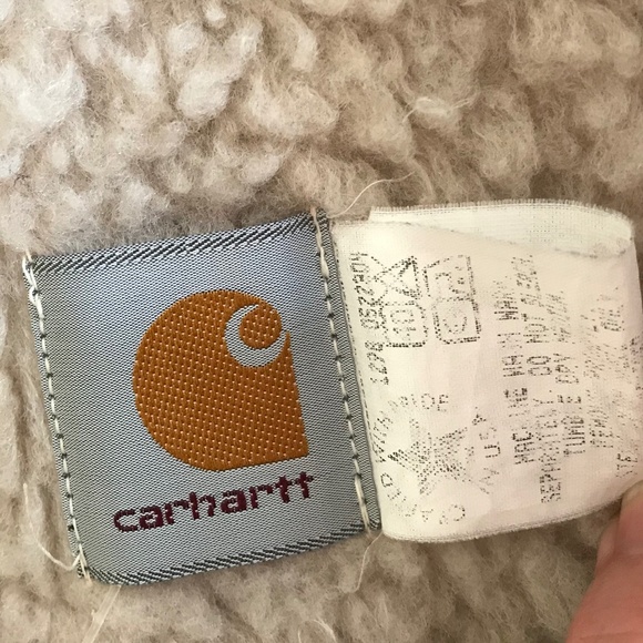 CARHARTT 1998 VINTAGE SHERPA LINED CANVAS DUCK VEST - Picture 7 of 11